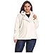 Produktbild Lazzboy Frauen Winter Plus Size Solid Color Outwear Jacke Mantel Damen Dicker Warm Bequem Slim Lässig Soft Kapuzenpullover Kapuzenjacke XL-6XL(Beige,2XL)