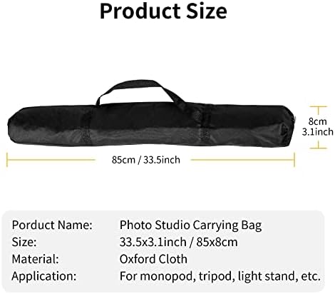 Selens 85cm Carrying Case Bag Nylon for Light Stand Tripod Umbrella Monopod Photo Studio Photography Accessories Black