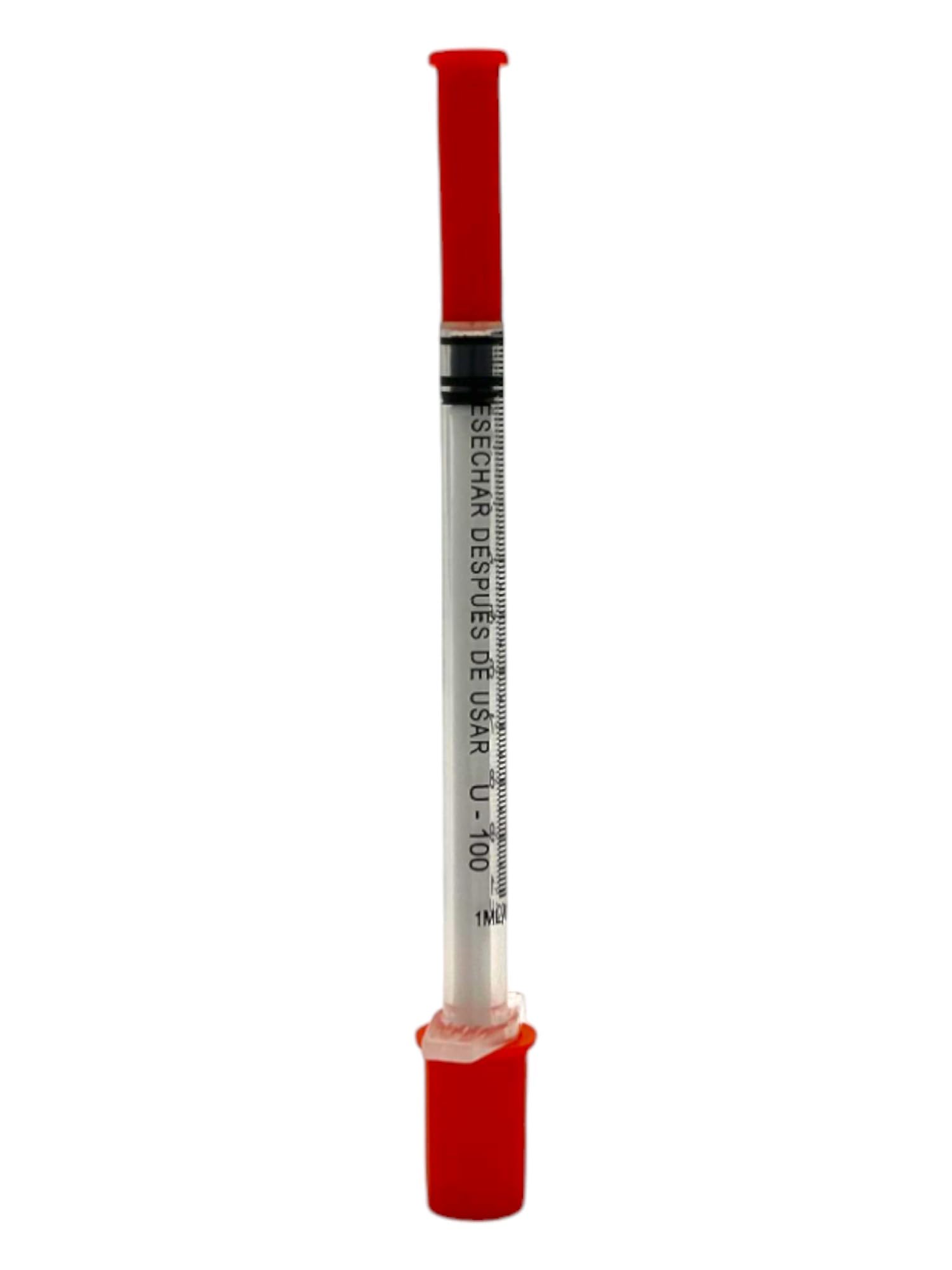VENSALUD Lot de 100 outils de mesure de 0,5 ml, sans latex, cône Luer central, usage vétérinaire, laboratoire, alimentation pour animaux de compagnie 30 g x 5/16 mm Précision des doses