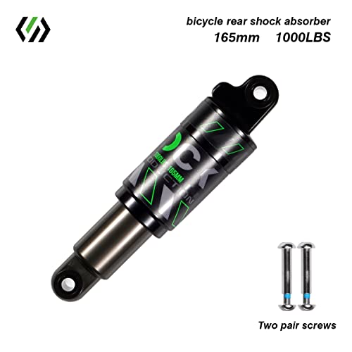 Chooee Mountain Bike Rear Shock absorber Rear Oil MTB Damper 120mm/125mm/150mm/165mm/185mm/190mm/200mm Bicycle Rear Damper 165mmx1000lbs - Image 2