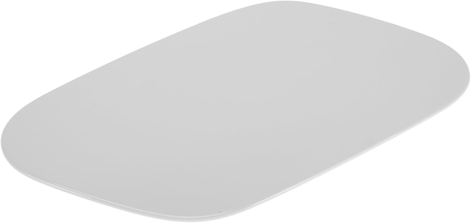 Fuel Tank Door Cap for Volkswagen Golf 2014-2019 Fuel Filler Flap Cover Clip Type No.5G0809909 White ABS