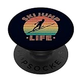 Skisprungschanze Life - Liebhaber des Vintage- PopSockets mit austauschbarem PopGrip
