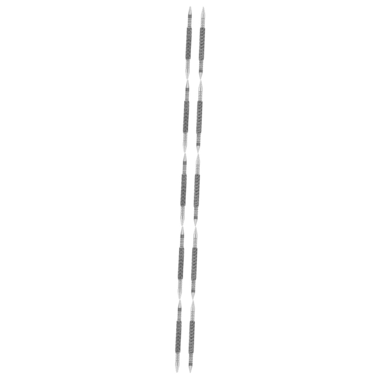 Operitacx 5 Series Juego De Punzones Para Clavos Con Resorte Cargado Carpintería Manicura Y Herramienta De Puñetazo Herramienta Perforadora Con Resorte Acero Carbono Plata 2 Piezas X 5