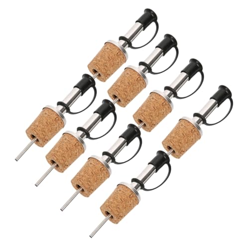 FUNOMOCYA Stainless Steel Red Wine Stopper Dispenser Liquor Bottle Pour Spouts Wine Cork Holder for Wedding Party