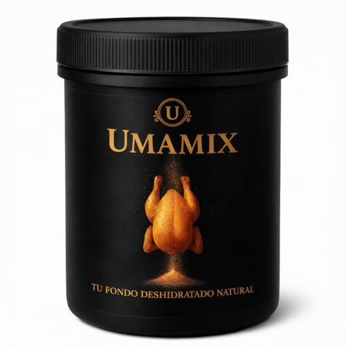 UMAMIX FUMET AVE ASADA - Envío 24 h - Los Fondos Secretos Naturales que usan los Chefs de Alta Cocina, ahora en tu casa - El mejor arroz con nuestro Fumet Deshisdratado en18 min (Bote 150g, Pollo)