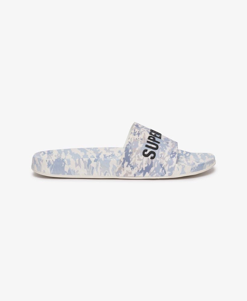 Superdry Sandales de bain pour homme avec imprimé camouflage
