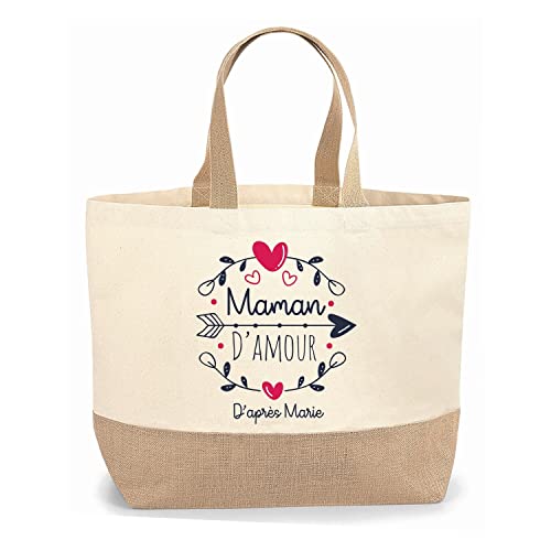 Tote Bag Mamie "Le Bazar D'une Mamie D'amour" - Cadeau Fête Des Grands-Mères