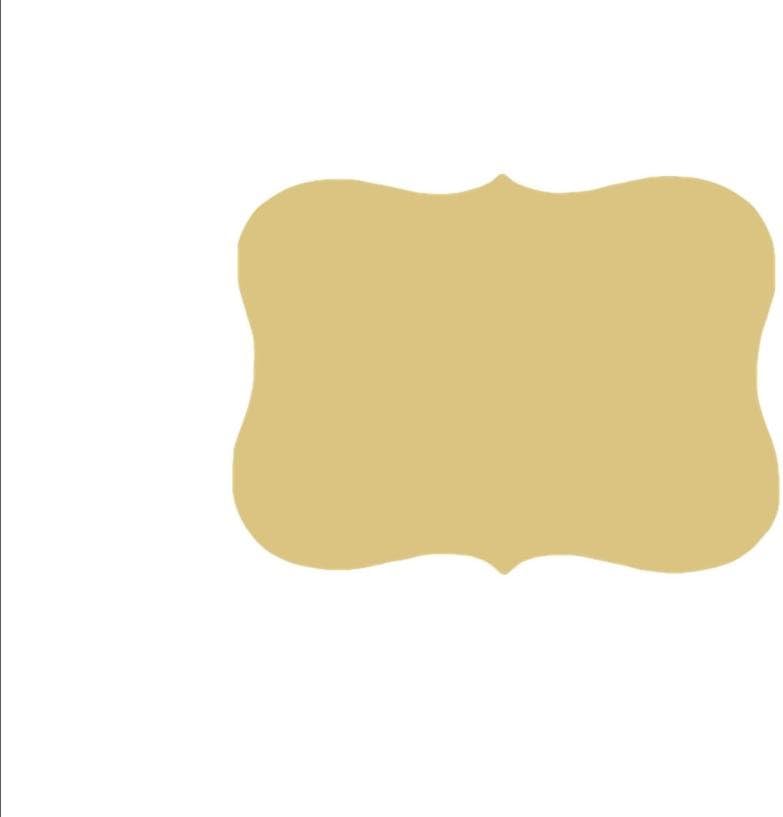 Plaque Cutout Unfinished Wood Home Decor Wall Hanging Everyday Door Hanger MDF Shape Style 30