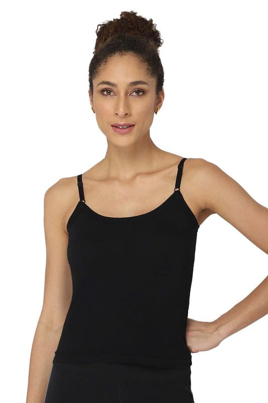 Image of Intimacy Cotton Camisole for Women with Adjustable Straps - Soft & Breathable Everyday Wear Slip for Women
