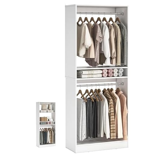 Freestanding Adjustable Closet Organizer