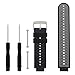 honecumi Bands Replacement for Garmin Forerunner 235 Watch Strap Accessory-Adjustable Silicone Sport Wristband/Strap/for Forerunner 220/230/620/630/735XT/235Lite-Watch Band/Strap for Men&Women