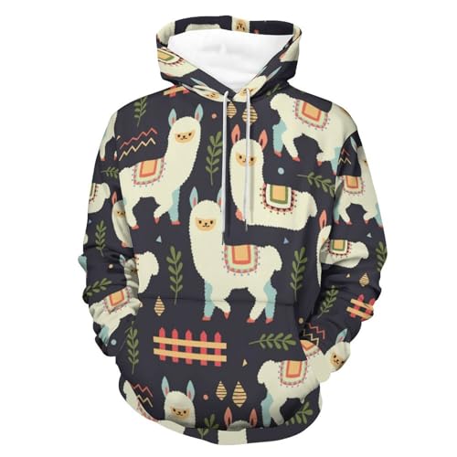 Sweat à capuche alpaga UMENG idéal pour vos moments de détente à la maison