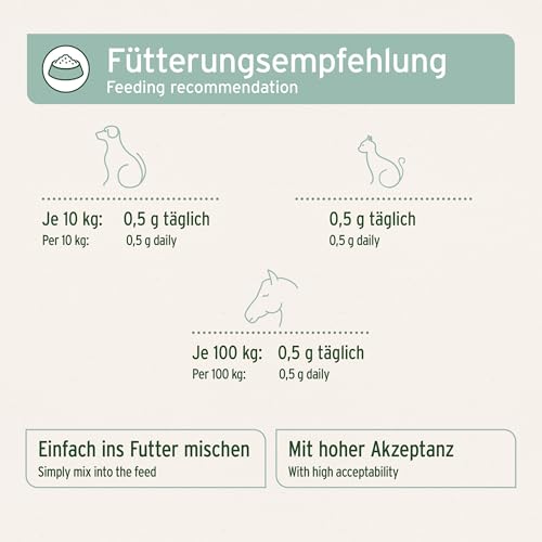 AniForte Grünlippmuschelpulver für Hunde & Katzen 250g - VERGLEICHSSIEGER 2023 Gelenkpulver in Vollfettqualität, unterstützt Gelenke & Agilität, Grünlippmuschel Pulver mit hoher Akzeptanz