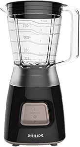 Philips HR2052/91 Daily Collection Blender, 1.25 Litre, 450 W, Black