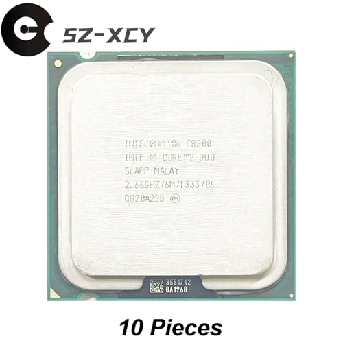 Processeur d'unité centrale double cœur E8200 2.6 GHz LGA 775 multithread 65W - 3