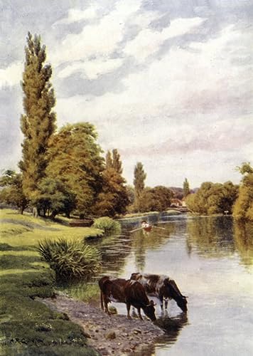 Tableau Toile Décoration Murale Shiplake Alfred Robert Quinton 60x90