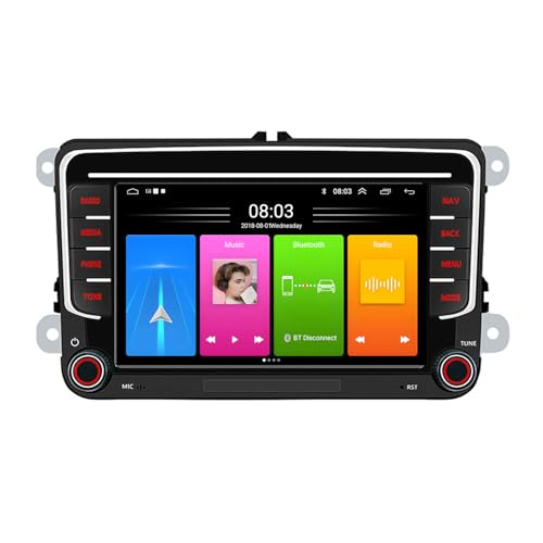 Écran tactile HD de rechange pour radio de voiture 7" VW Touareg et Bus