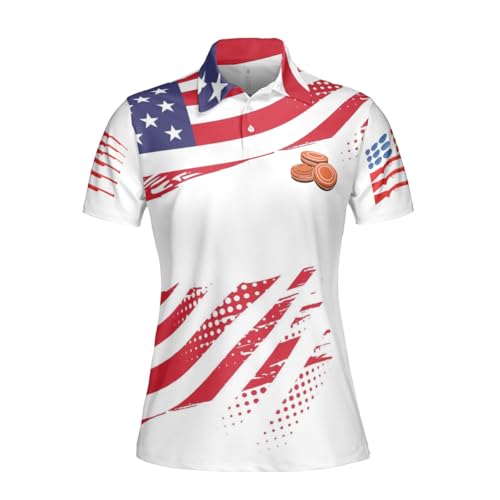 Clay Trap Shooting for Dad Gifts, Coach, Skeet Shooting Clothing Sporty Polo Shirt for Men and Women Size S-5XL