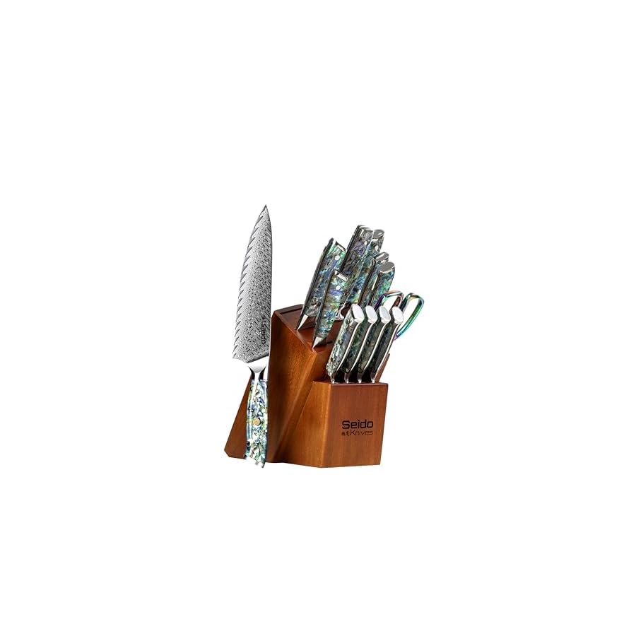 13-Piece-Awabi-Knife-Block-Set--Premium-VG-10-Damascus-Steel-Knives-with-Abalone-Shell-Resin-Handles 13-Piece Awabi Knife Block Set – Premium VG-10 Damascus Steel Knives with Abalone Shell Resin Handles