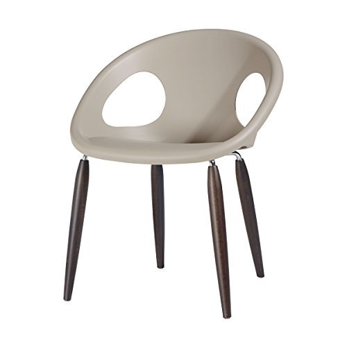 100% MADE IN ITALY SEDIA Modello NATURAL DROP disponibile in 3 VARIANTI - SET2PZ, per casa, RISTORAZIONE, Bar, Hotel, RISTORANTI, Pub (TORTORA CON GAMBE IN FAGGIO WENGE)
