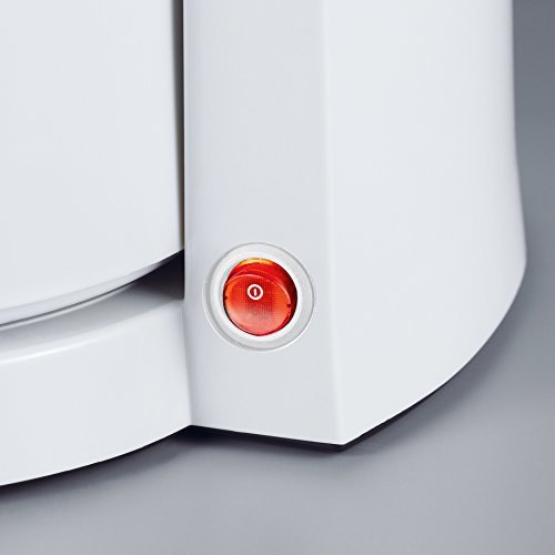 SEVERIN Kaffeemaschine, Für gemahlenen Filterkaffee, 8 Tassen, Inkl. 2 Thermokannen, KA 9233, Weiß – Bild 4