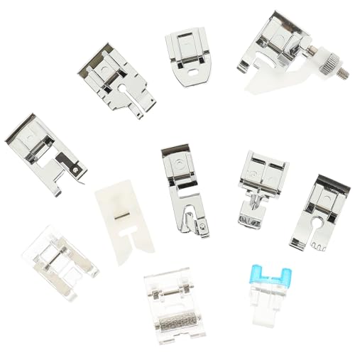 Juego 11 Piezas Pies para Máquina de Coser Metal miniatura 1