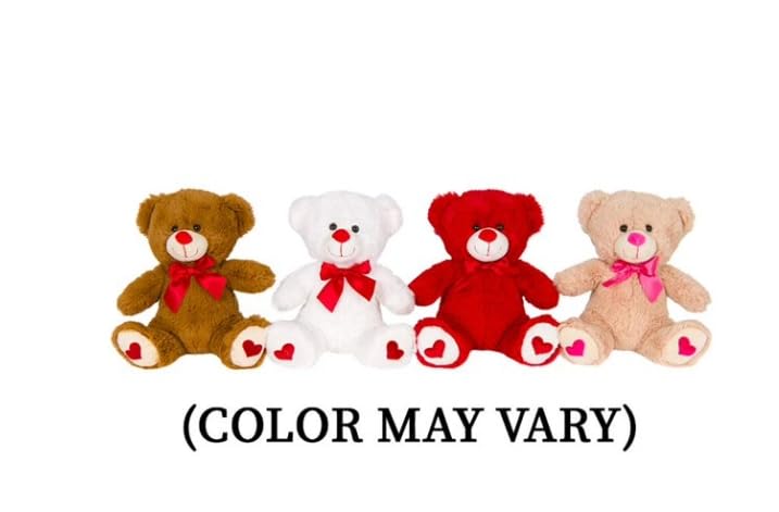 Valentines Day Gift Basket Set with Teddy (Red or White), Heart-Shaped Chocolates, Assorted Chocolates for Him or Her - Image 3