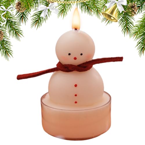 Velas Aromáticas Navideñas Para Veladoras,Velitas de de Soja Artesanales para Fiestas | Decoración Navideña para Sala Dormitorio Comedor y Eventos