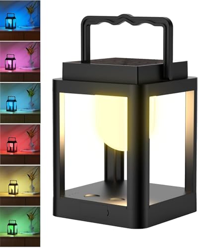 Lumiere camping étanche IP54 et lanterne jardin suspendu multicolore