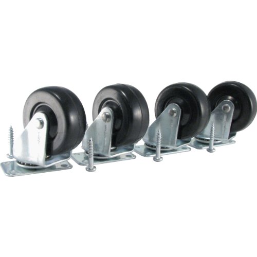 Ernie Ball Amp Caster Set, Standard Plate Mount (P06101)