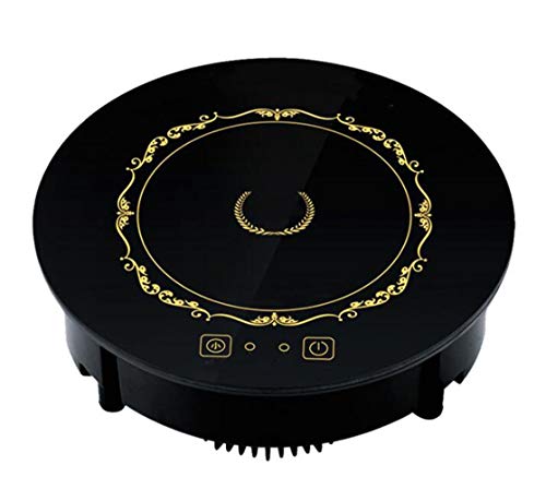 Table de cuisson à induction Table de cuisson Smart Touch Electric Portable Unique électrique cuisinière plaque chauffante plaque de cuisson petits ustensiles de cuisine rond noir