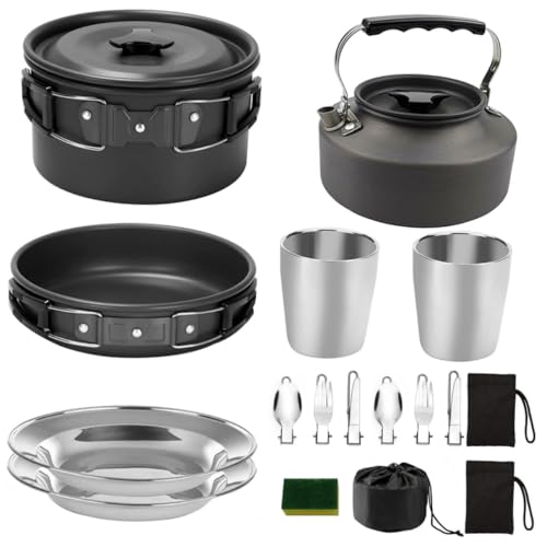 Réchaud pratique et vaisselle barbecue Yardwe pour le camping