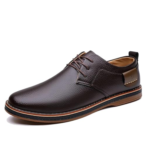 Men's Casual Loafers Business Leather Office Comfortable Wear Walking Handmade Design Simple Work Shoes