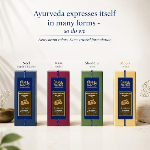 Image of Blue Nectar Baby Nabhi Oil for Colic Relief, Tummy Comfort with Hing & Ghee