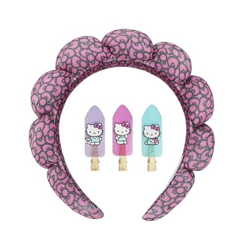 Hello Kitty kit coiffure fille avec barrettes et élastiques Get Ready taille unique