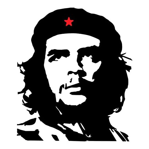carstyling XXL Adhesivo Che Guevara contorno 135 x 110 mm
