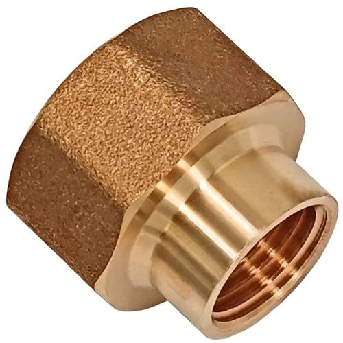 MegaHaustechnik Reduziermuffe 1' auf 1/2' Messing