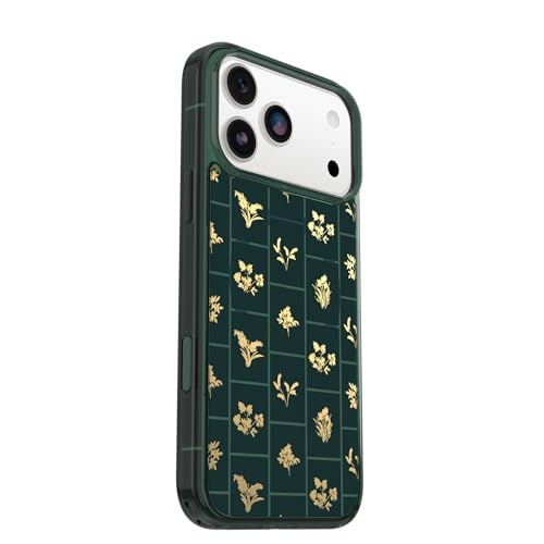 Image of OtterBox iPhone 17 Pro Max Symmetry Series Clear Case - Golden Bloom - Green