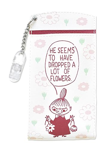 [St.Lady's] ムーミン 胸ポケット用ペンケース リトルミイ FLOWER ルビーレッド ST-CNM0008 レッド