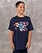 Mad Engine Poppy Playtime Boys' CH2 Bad Guys Huggy Mommy Long Legs Boxy Boo Character Graphic T-Shirt (Large)