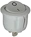 Produktbild Aerzetix: Knopfschalter Switch Kippschalter Druckschalter SPST ON-OFF 6A/250V 20A/12V weiß 2 Positionen