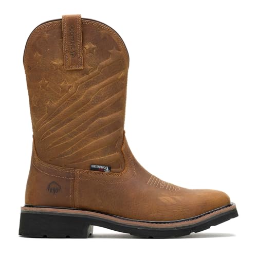 Wolverine Men's Rancher Flag Lx Square Toe Wellington Construction Boot