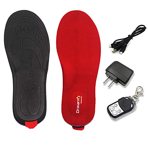 Dr.Warm Rechargeable Heated Insole with Remote Control Switch Wireless Foot Warmer for Hunting Fishing Hiking Camping Unisex [M] - Thumbnail 5