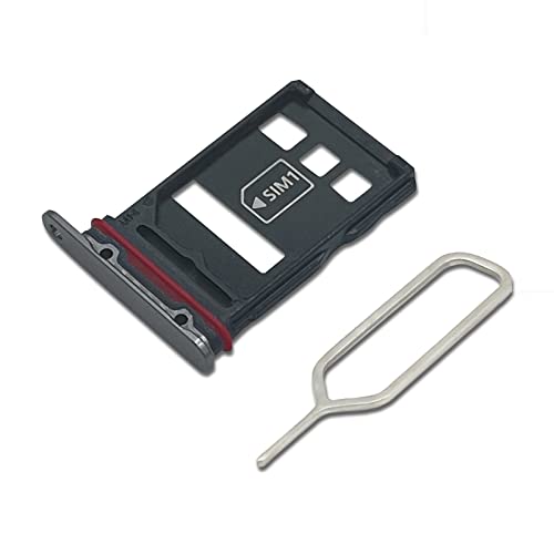 Eonpam Original DUAL SIM Card Slot Tray Holder Replacement for (Huawei P50 Pro) Incl SIM Pin (Black)