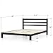 ZINUS Arnav Metal Platform Bed Frame with Headboard, Wood Slat Support, No Box Spring Needed, Easy Assembly, King, Black