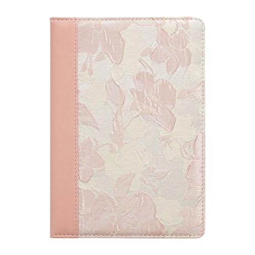 Handmade Retro Design Fabric Journal a 5 Size Notebook with Thread Sewn Binding Friendly Paper for Daily Planning Note PU Cover 