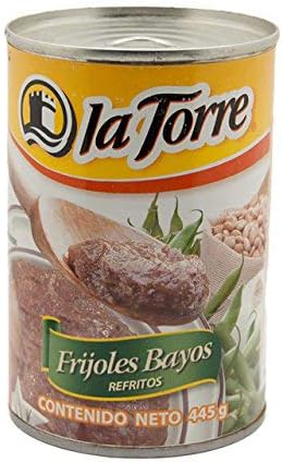 Latore Refertos Canned 15.6 oz 445 g Refried Beans FRIJOLES REFRITOS la Torre