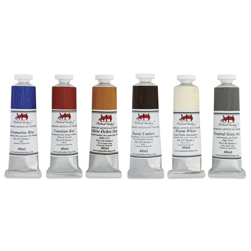 Michael Harding Artists Oil Colors, Contemporary Portrait Set, 6 x