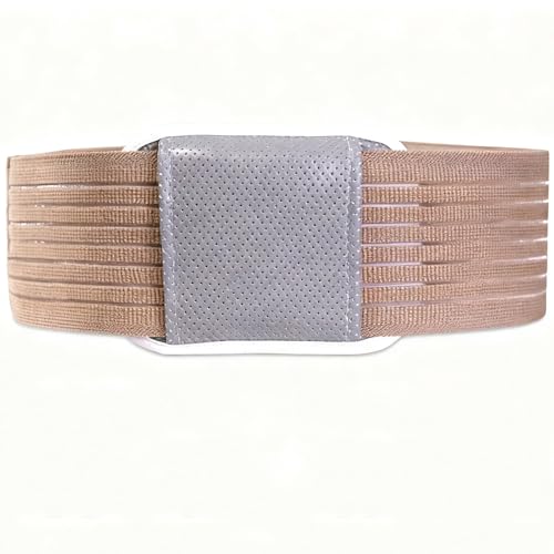 Umbilical Hernia Belt for Men and Women, Abdominal Support Hernia Belts with Compression Pad, Pre and Post Surgery(Large)