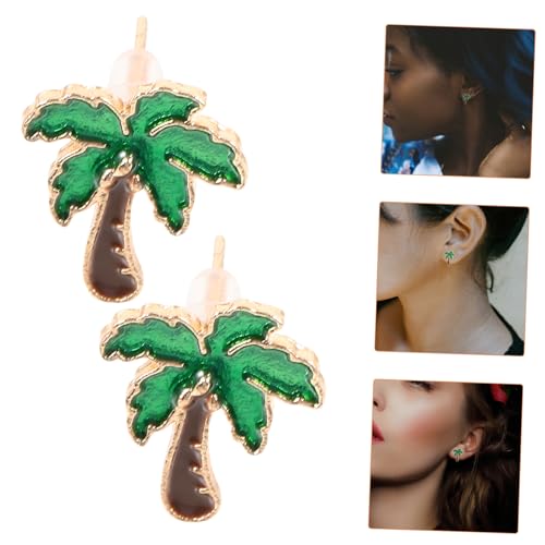 Boucles d'oreille cerceaux de Noix de Coco légères anti irritation peau - 3